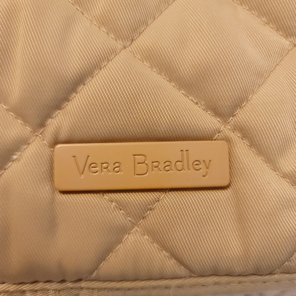 Vera Bradley Quilted Crossbody Bag in Tan - Picture 3 of 6